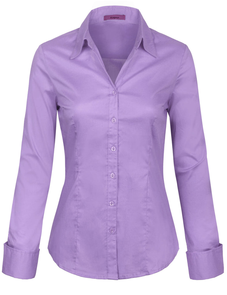 Office Blouse Dress Shirt ...